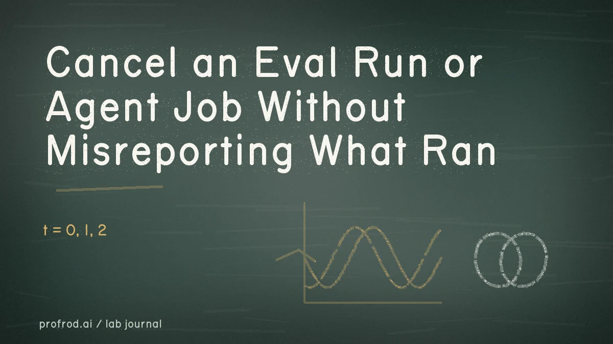 A cancellation decision tree separates items that were never sent from requests whose outcome needs reconciliation